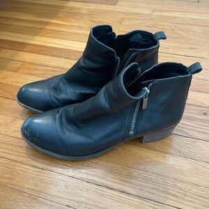 Lucky Brand black ankle boots